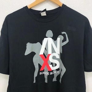 Vintage 90's INXS Suicide Blonde tour concert Shirt size L wts01