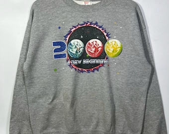 Vintage 2000 A New Beginning Y2K sweater size XL ts03