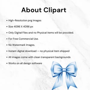Coquette-style blue bow PNG for baby shower or soft girl aesthetic designs