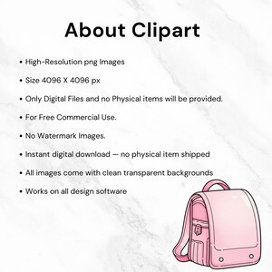 Kawaii school supplies clipart featuring cute retro style icons like pencils, books, school buses, and classroom decor for teachers.