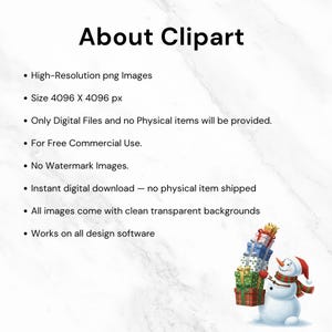 Adorable watercolor snowman PNG set perfect for holiday cards, scrapbooking, and sublimation crafts.