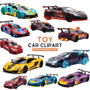 Imágenes prediseñadas de coche de juguete, imágenes prediseñadas de coche de carreras lindo, imágenes prediseñadas de coches de acuarela, arte de pequeño corredor, imágenes prediseñadas de bebé niño, uso comercial, descarga digital