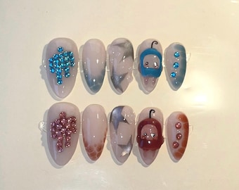 Billie Eilish ilomilo hmhas press on nails