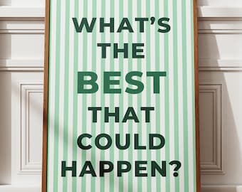 Motivational Print, Inspirational Quote Poster, Dopamine Decor (Digital Download)
