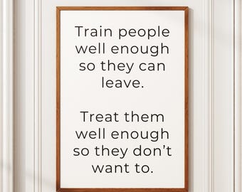 Hr Office Wall Art, Motivational Workplace Poster, Inspirational Quote Print, Corporate Printable Office Decor