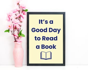Kinder lesen Zitat Poster, inspirierende Klassenzimmer Wandkunst, lesen Bücher Bibliothek Dekor, digitaler Download