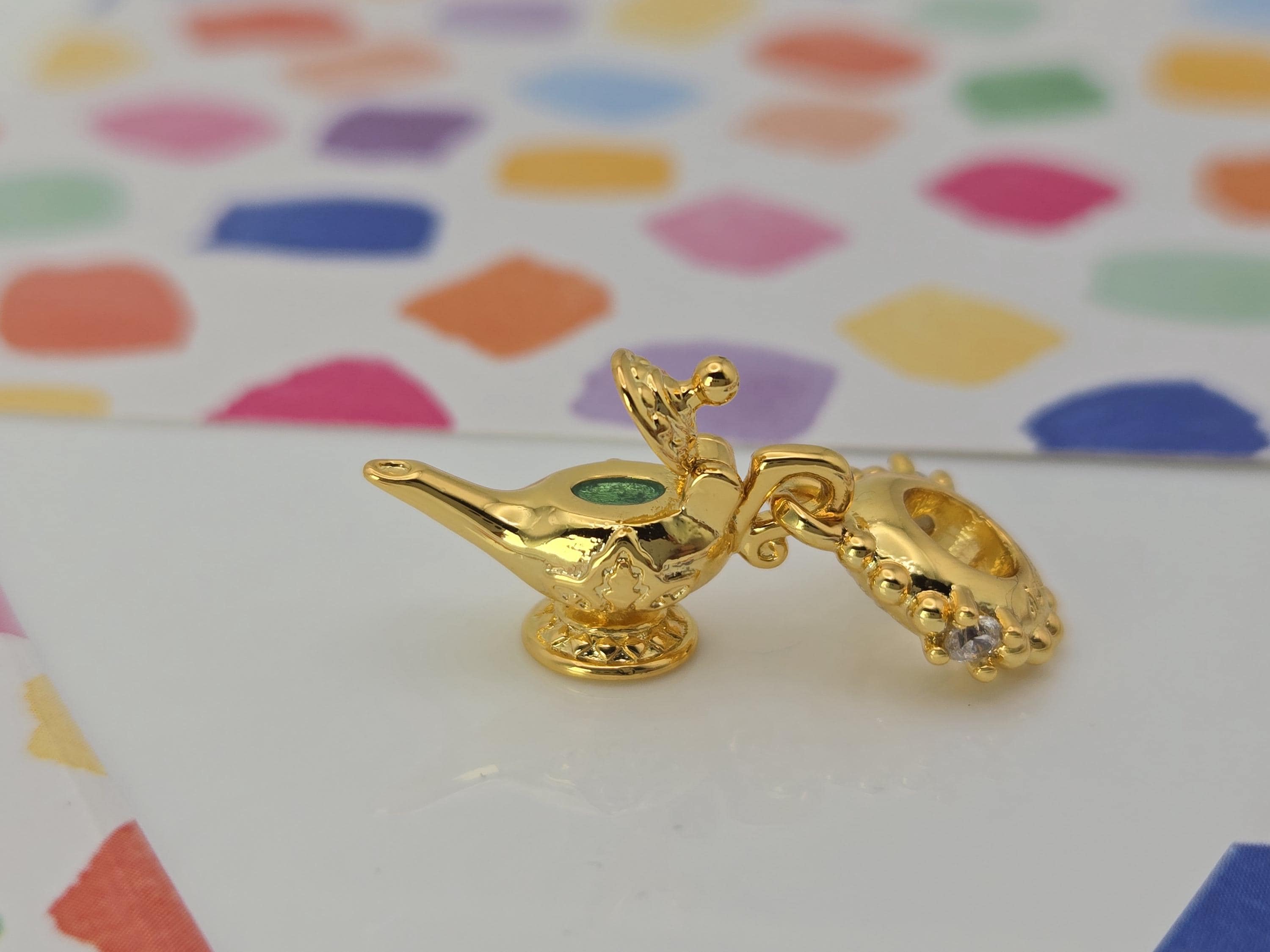 New Authentic Pandora Disney Aladdin Lamp Charm Fit Bracelet