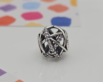 New Authentic Pandora Galaxy Charm Fit Bracelet Necklace Women Fashion Beads Silver Jewelry Accessories Christmas Gift