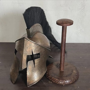 Battle Edition Spartan Helmet 300 Movie Medieval Great King Leonidas Roman Prop