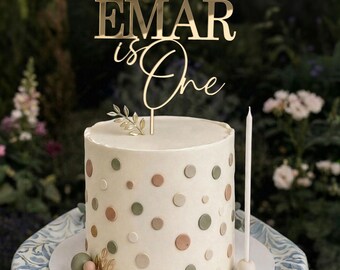 Erster Geburtstag,Name is One,Kindergeburtstag,First Birthday Boho Cake Topper  personalisiert