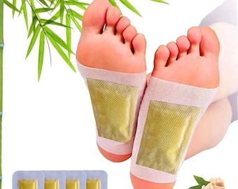 Parches desintoxicantes de jengibre Kinoki para pies – Parches herbales para dormir y relajarse (15 cajas - 150 parches adhesivos)