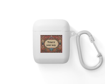 Funda para AirPods con diseño de camión pakistaní / Funda colorida para auriculares estilo boho, regalo étnico folclórico