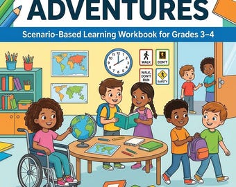 Life Skills Adventures Workbook for Kids Ages 8-10, Critical Thinking (PDF Download)