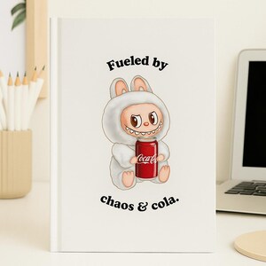 Labubu Cola Notebook Kawaii Aesthetic Journal Pop Mart Bunny Cadeau voor haar tiener Briefpapier Leuk Chaosboek