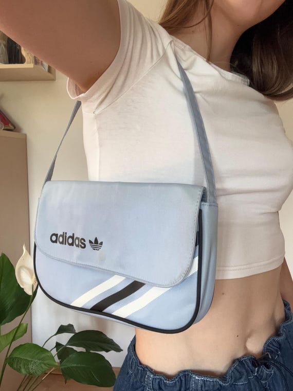 Vintage Adidas Shoulder Bag, Y2K Adidas Baguette Bag, 2000s Vintage Adidas Shoulder Bag, Y2K Adidas Baguette Bag, 2000s