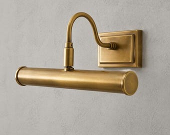 Handgefertigte Messing Bild Licht Vintage Stil Wandleuchte verstellbar - Kunst Anzeige Galerie Rahmen Spiegel Beleuchtung antiken Stil