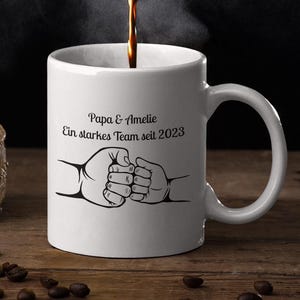 Dad mug personalized with name & year – gift for dad from daughter son – Father’s Day gift – birthday gift father