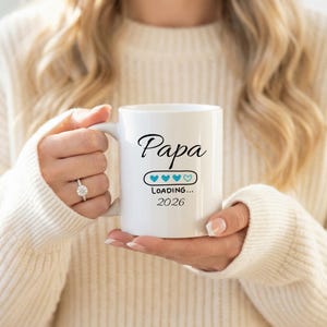 Taza "Papá en camino 2026" | Anuncio de embarazo | Regalo para futuro papá | Anuncio de bebé | Taza "Papá va a ser papá"