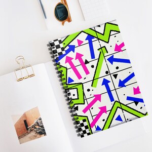 Colorful Spiral Notebook for Creative Minds, Fun Journal for School, Doodle Pad, Back to School Supplies, Gift for Artists