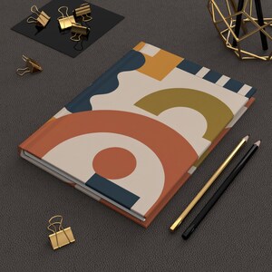 Stylish Hardcover Journal, Modern Notebook, Gift for Writers, Artistic Journal, Creative Planner, Minimalist Design