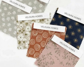 Curtain Fabric Swatch Sample, Linen Look Upholstery Fabric, Window Curtain Color Sample, Order Before Curtains