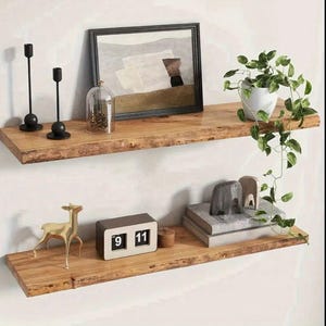 Wooden Flying Shelf Wall Shelf Floating Shelf Rustic Home Decor Storage Display