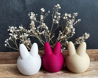 Easter Bunny LED Tealight Holder | Japandi Decorative Rabbit 3D Print | Modern Minimalist Easter Decoration Home Accessory