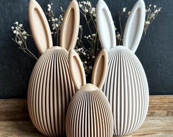 Modern Easter bunny decorations | Minimalist rabbit figurine in Scandinavian style | Spring Easter decorations | Easter gift idea
