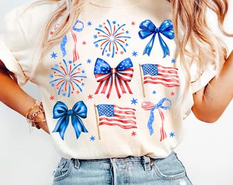 USA Coquette Bow PNG,4th of july Girl png, Usa Flag png, American Coquette Png, Red And White Blue Coquette,Patriotic Png,Fourth Of July PNG