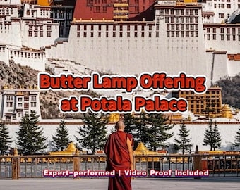 Sacred Light Offering — Butter Lamp Ritual at Potala Palace, Lhasa (Video Proof)