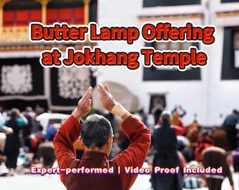 Sacred Light Offering — Butter Lamp Ritual at Jokhang Temple, Lhasa (Video Proof)
