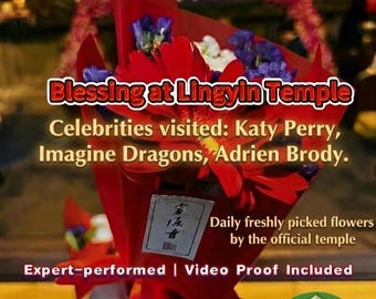 Sacred Flower Offering and Blessing at Lingyin Temple | Prayer for Luck, Protection, Healing and Prosperity (Video Proof)