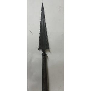 Ancien fer de lance vintage Khanjar tige couperet Dirk épées machette poignard damas carbone fourreau wootz Rare collection à collectionner