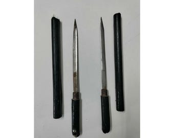 Rosewood Khanjars Daggers Sword Swords Medieval Katana Ottoman Knife Knives Hand Forged Kukri Machete Rare Collectible Collectable Scabbard