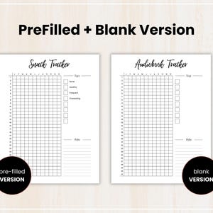 Snack Tracker, Printable Journal Page, Daily Snack Log, Eating Habit Tracker, food habit log, craving tracker, Snack Log, Instant Download