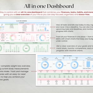 Google Sheets ADHD Daily Planner Template
Boost productivity with this Google Sheets ADHD Daily Planner. Track daily to-do lists, appointments, and routines. Includes budget, calendar, and meal planning tabs. Ideal for ADHD-friendly organization and creating a structured lifestyle that’s easy to follow.
