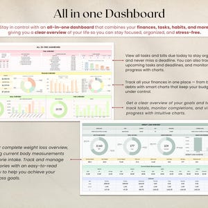 ADHD Productivity and Goal Planner
Achieve focus and manage daily priorities with this ADHD Productivity and Goal Planner. Includes a goal tracker, to-do list, and calendar spreadsheet. Ideal for those with ADHD who need a clear, simple digital system to stay motivated and consistent.