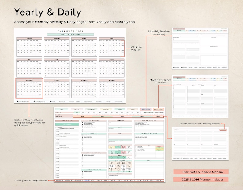 Daily Task and To-Do List Template
Organize your day with this Daily Task and To-Do List Template. Prioritize work, personal tasks, and routines in an easy-to-use digital planner. Perfect for students, professionals, and anyone seeking productivity and time management.