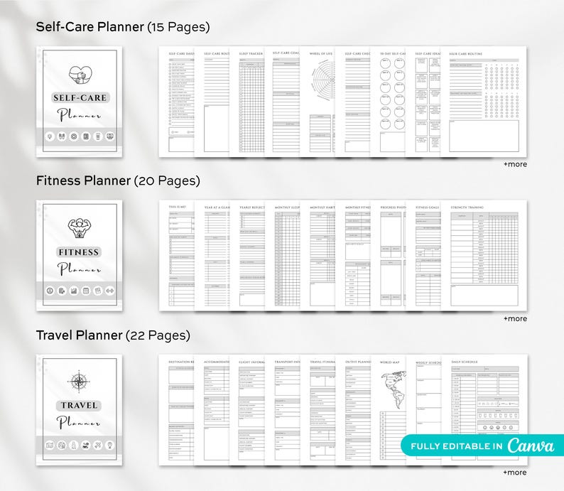 Editable home binder printable with budget planner, expense tracker, savings tracker and financial organization pages