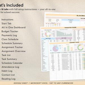 Google Sheets & Excel Study Planner
Boost productivity with this Google Sheets and Excel Study Planner. Plan your coursework, manage assignments, and monitor exam preparation in one structured digital spreadsheet. Ideal for students seeking a digital solution for staying on track, meeting deadlines, and balancing study schedules effectively.
