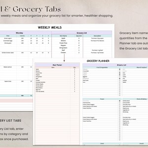 Meal Planner and Grocery List Template
Plan healthy meals ahead of time with this editable Meal Planner and Grocery List Template. Organize weekly food plans and track ingredients with ease. Ideal for clean eating, meal prepping, or staying consistent with a weight loss routine. Works in both Excel and Google Sheets.
