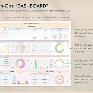 Digital Student Organization Spreadsheet
Stay organized digitally with this Student Organization Spreadsheet. Plan study schedules, track homework, manage projects, and set academic goals. This easy-to-use template is perfect for students looking for a simple, clean, and effective way to manage their studies and maximize productivity.