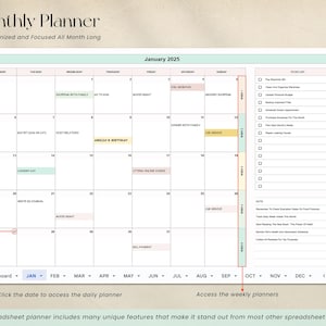 Budget Tracker and Expense Planner
Stay on top of your finances with this Budget Tracker and Expense Planner. Track monthly expenses, savings, and income all in one spreadsheet. Compatible with Google Sheets, it’s ideal for personal budgeting and financial planning for 2025 and 2026.