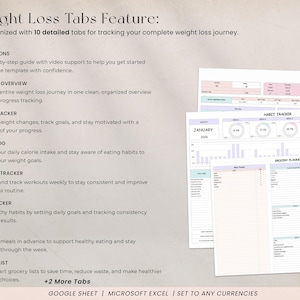 Digital Fitness Planner for Excel and Google Sheets
Achieve your fitness goals with this Digital Fitness Planner. Designed for Excel and Google Sheets, it includes habit tracking, workout logging, and calorie management. Great for personal trainers, fitness enthusiasts, or anyone wanting a clean, editable spreadsheet for their fitness journey.