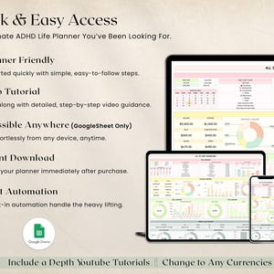 ADHD Calendar and Habit Planner Spreadsheet
Improve routines with this ADHD Calendar and Habit Planner. Track habits, log progress, and stay consistent with a structured Google Sheets system. Perfect for people who need a digital tool to build healthy habits and stay accountable.