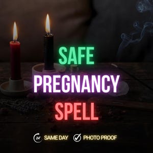 Safe Pregnancy Spell, Healthy Pregnancy Support, Protection Energy, Womb Balance Ritual