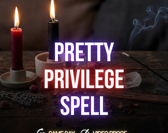 Pretty Privilege Spell: Same Day Casting for Beauty, Charm & Magnetic Attraction