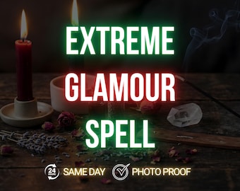 Hechizo de glamour extremo: brillo, belleza, confianza y atracción magnética