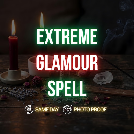 Extreme Glamour Spell — Glow Up, Beauty, Confidence & Magnetic Attraction