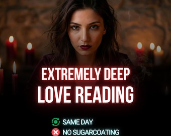 Extremely Deep Love Reading: Same Day Psychic Insight, Hidden Feelings, No Tools